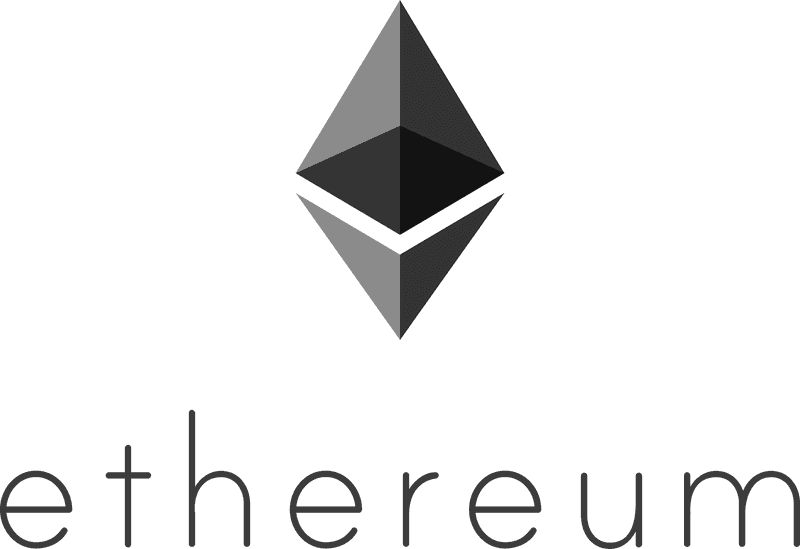 ETH logo portrait (gray)