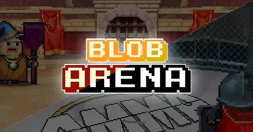Screenshot 1 of Blob Arena showing the application interface