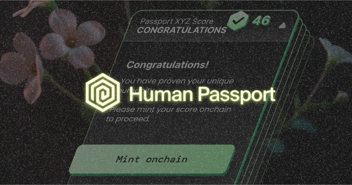 Screenshot 1 of Human Passport showing the application interface