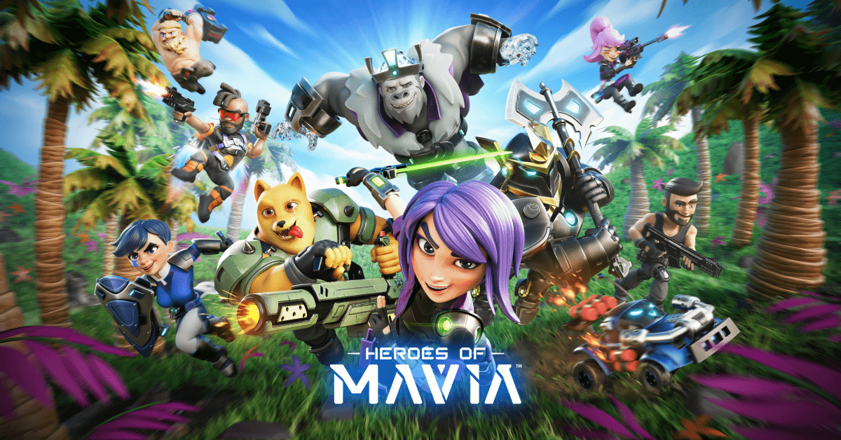 Screenshot 1 of Heroes of Mavia showing the application interface