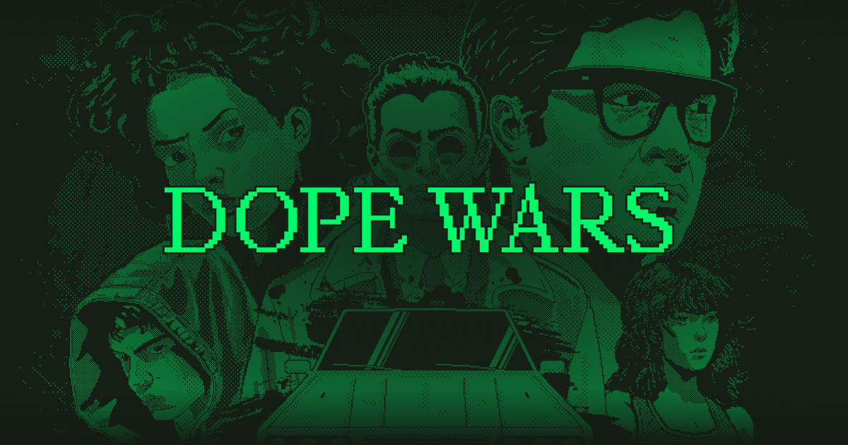 Screenshot 1 of Dope Wars showing the application interface