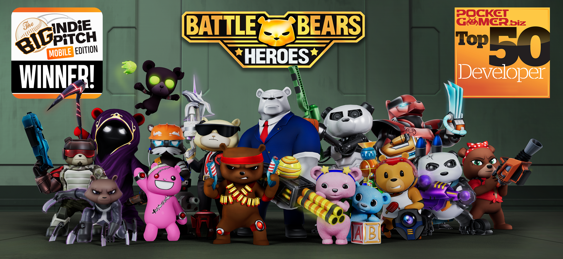 Screenshot 1 of Battle Bears showing the application interface