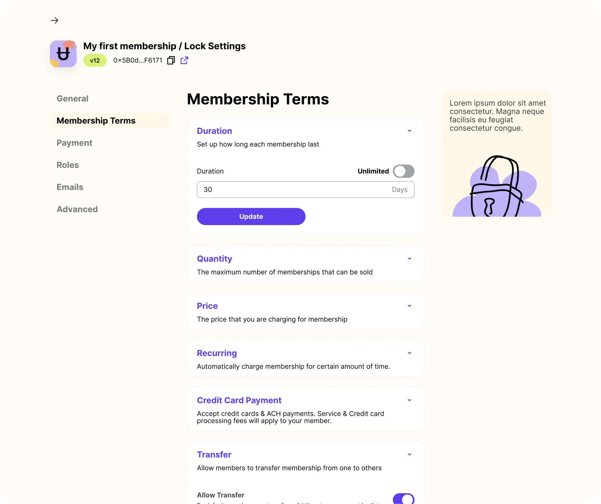 Screenshot 1 of Unlock showing the application interface
