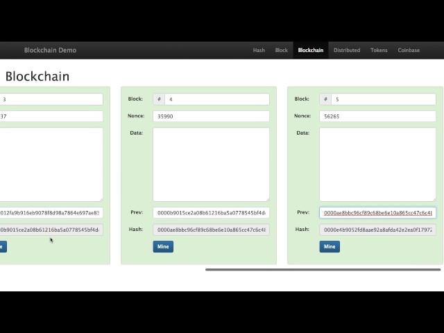 Blockchain 101: a visual demo